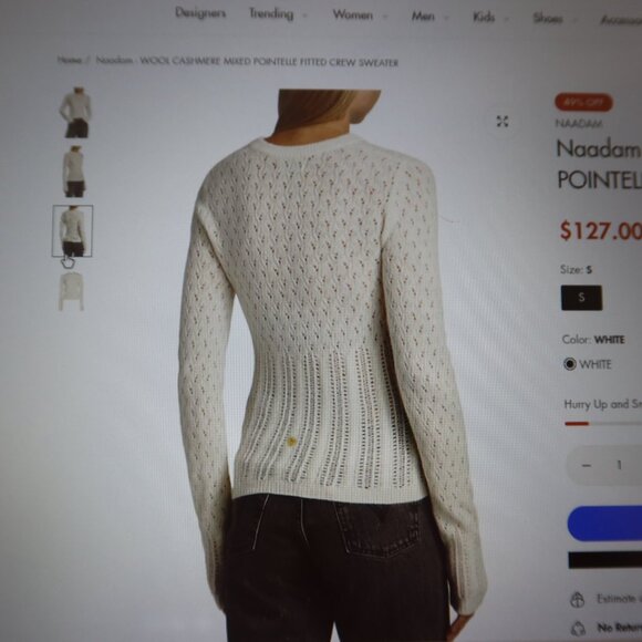 Naadam Cashmere Sweater - Picture 2 of 3